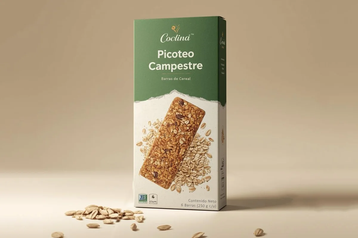 Empaque barra de cereal offset