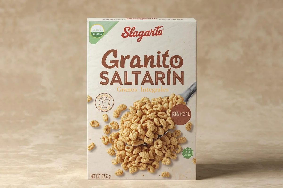 Empaque caja de cereal offset