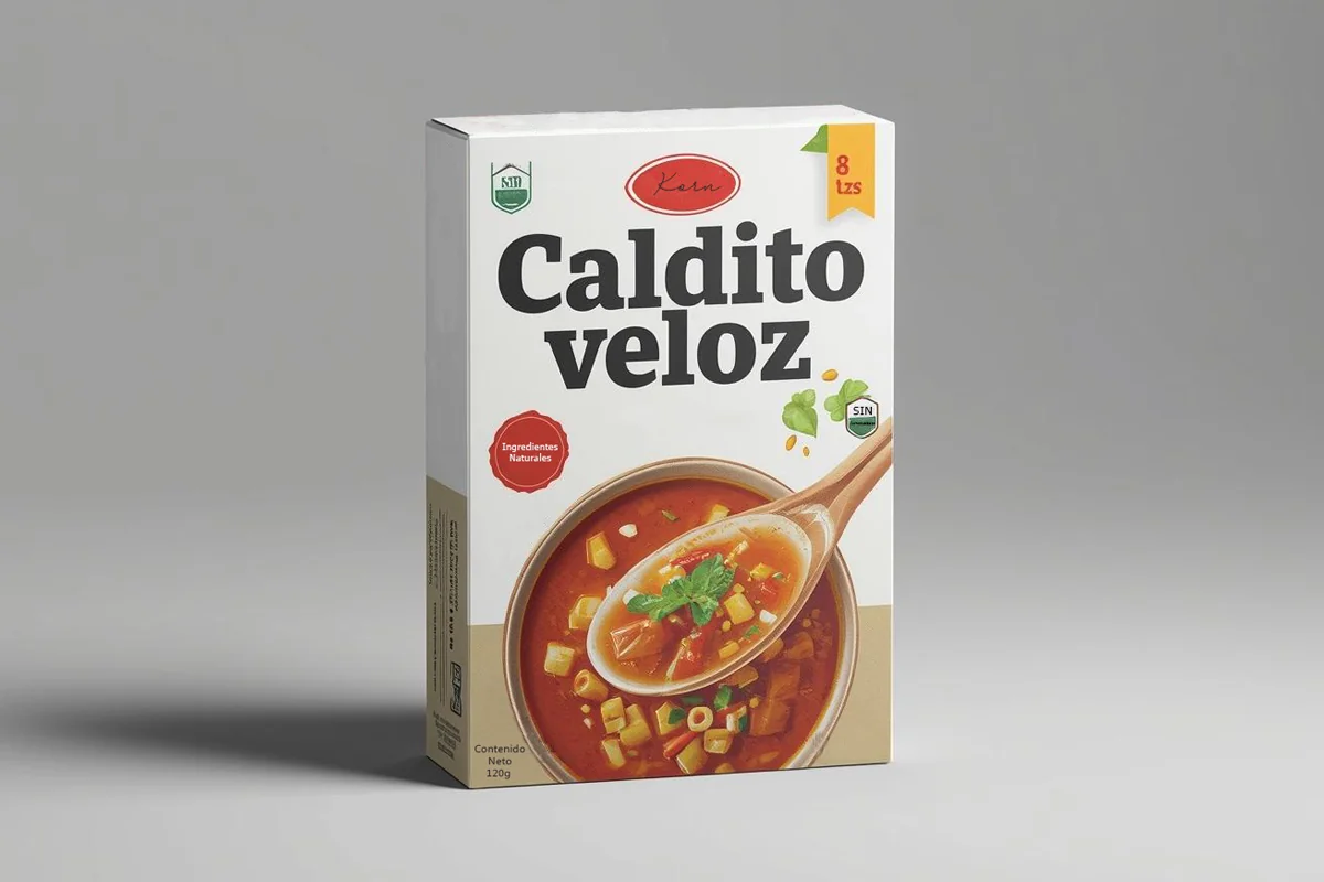 Empaque sopa instantanea offset